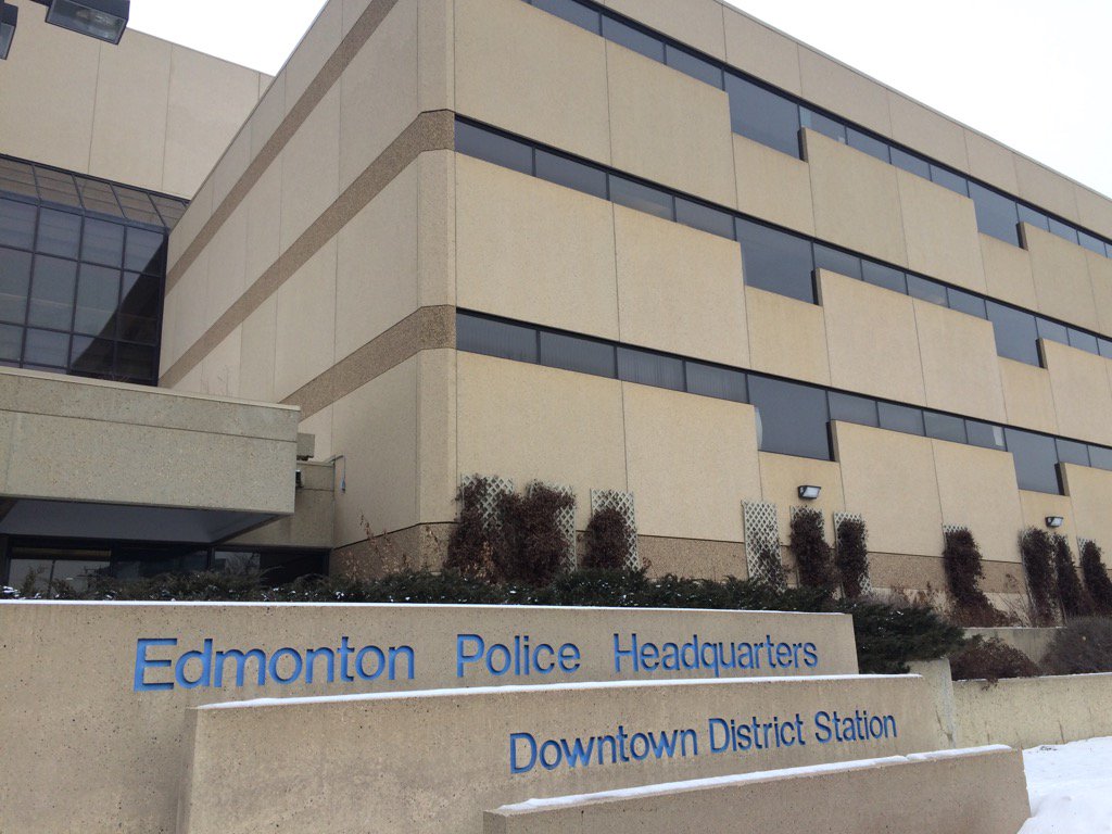 The Edmonton Police Service headquarters in downtown Edmonton. February 9, 2017. 