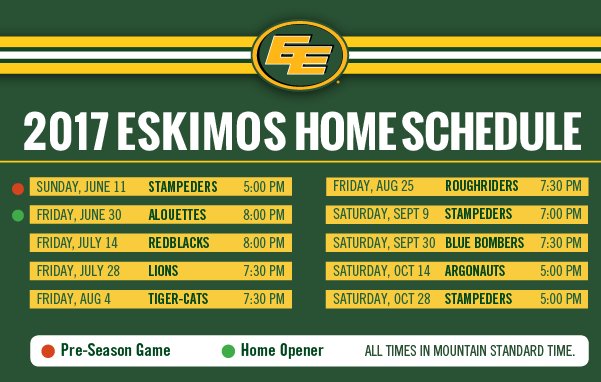 LIVESTREAM PPV: CFL - Thanksgiving Day - Edmonton Eskimos @Saskatchewan  Roughriders, Oct. 8, 2p (4p ET, 10p CET)