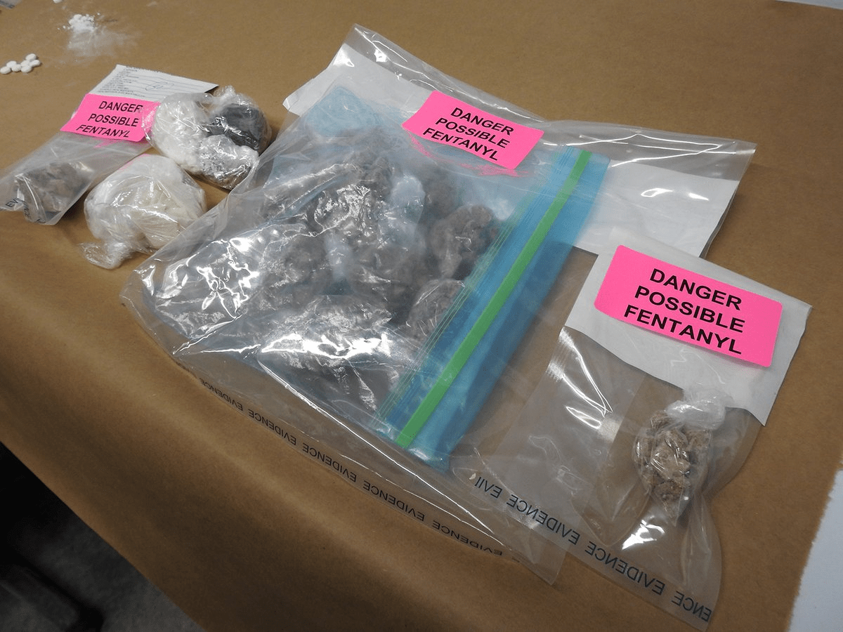 Two raids in Surrey last month have produced over 4,000 possible doses of Fentanyl. 