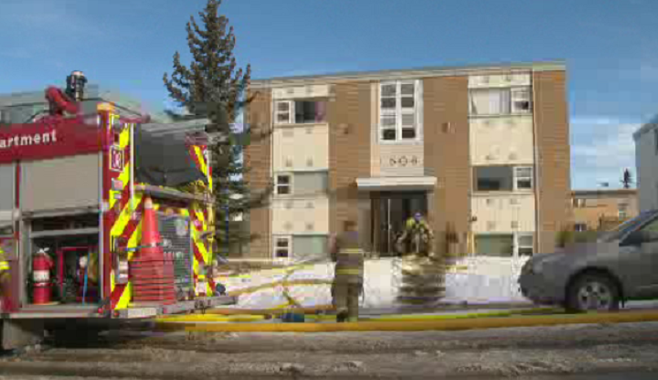 A fire in a southwest Calgary apartment building is turning into a learning opportunity.