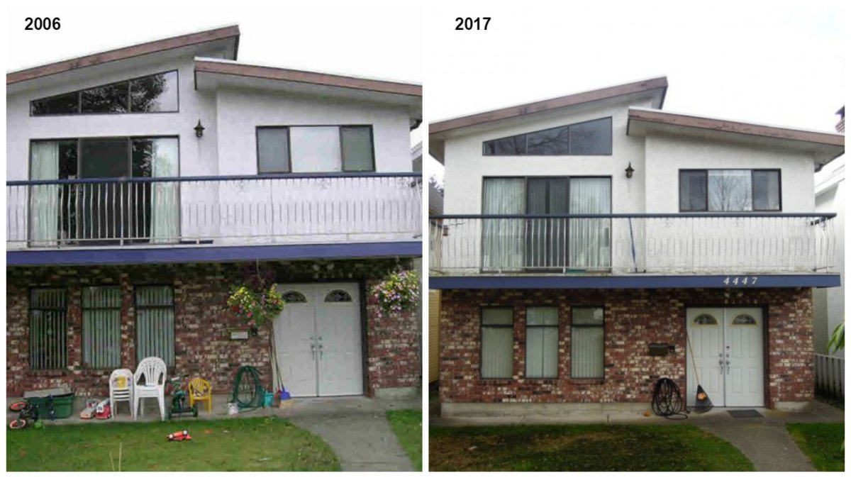 Top 5 cheapest homes sold in Vancouver in 2016, compared to 2006