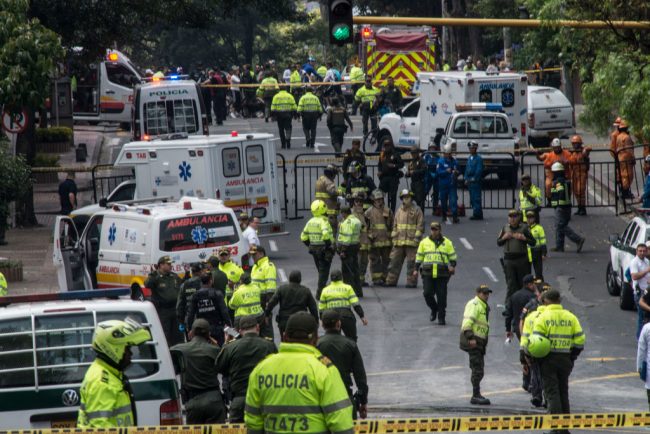 1 Dead, 26 Injured After Bomb Explodes Near Colombian Bull Ring ...