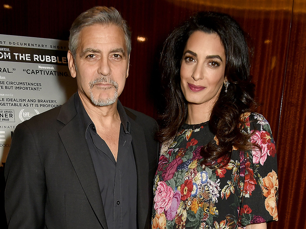 George and Amal Clooney