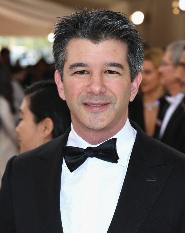 Uber CEO Travis Kalanick attends the “Manus x Machina: Fashion In An Age Of Technology” Costume Institute Gala at Metropolitan Museum of Art on May 2, 2016 in New York City.