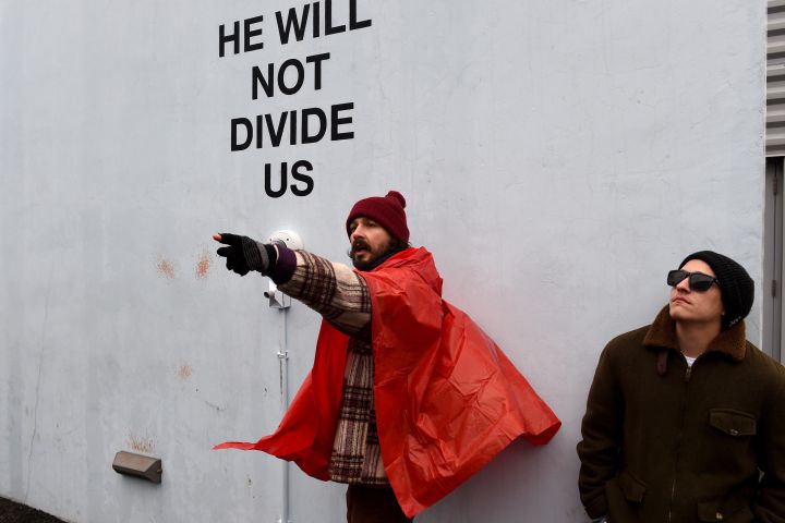 Shia LaBeouf’s anti-Trump exhibit is being shut down - image