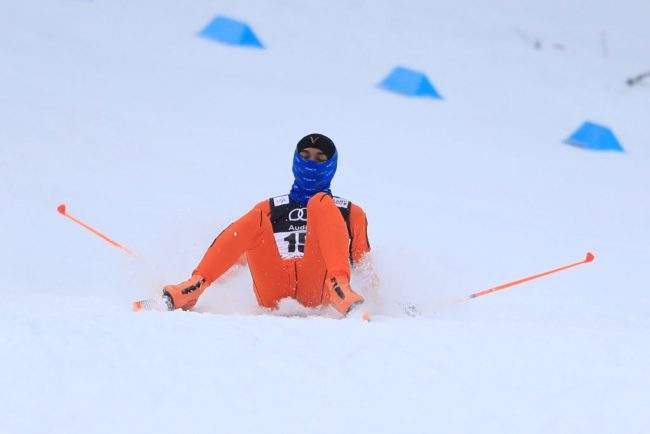 Adrian Solano of Venezuela compoetes in the Men's 1.6KM Cross Country Sprint qualification round during the FIS Nordic World Ski Championships on Feb. 23, 2017 in Lahti, Finland. 