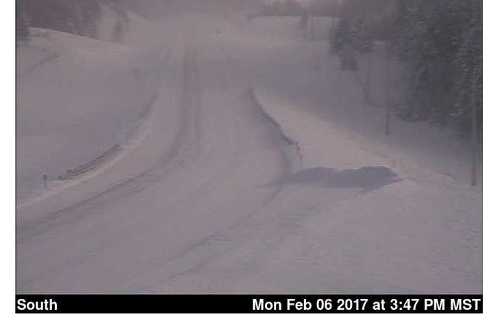 Highway 22 south of Calgary Monday afternoon.
