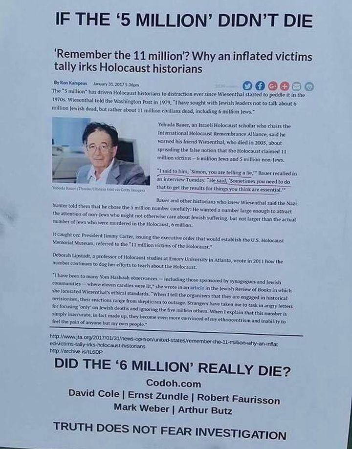 University of Calgary removes posters Jewish group says ‘promoted Holocaust denial’ - image