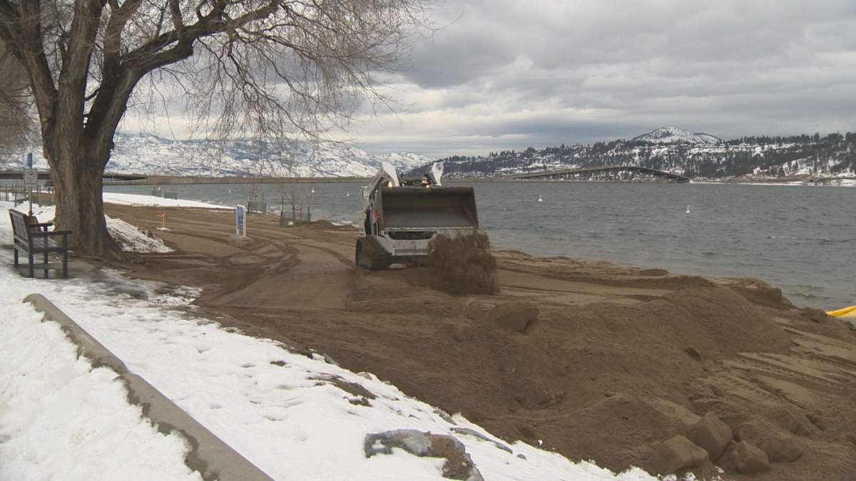 Beach reclamation work in Kelowna may only last a few years - image