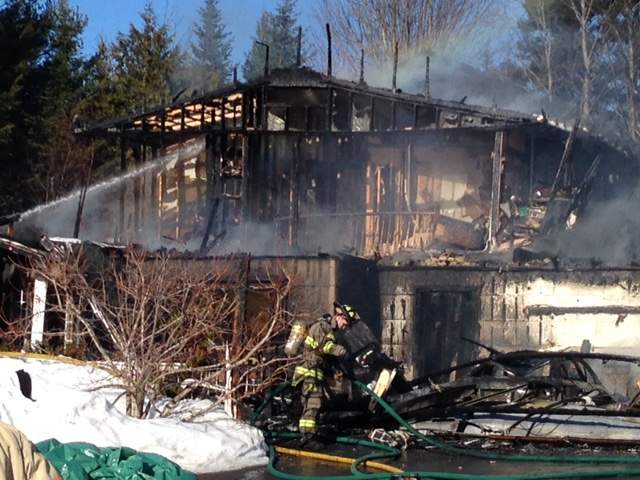 Fire destroys New Maryland, N.B. home, damages two others | Globalnews.ca