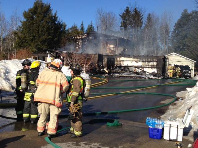 Fire destroys New Maryland, N.B. home, damages two others | Globalnews.ca