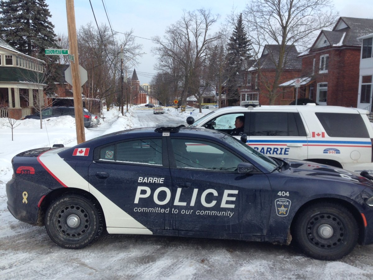 Two men were found dead inside a home in Barrie, Ont. on Feb. 8, 2017.