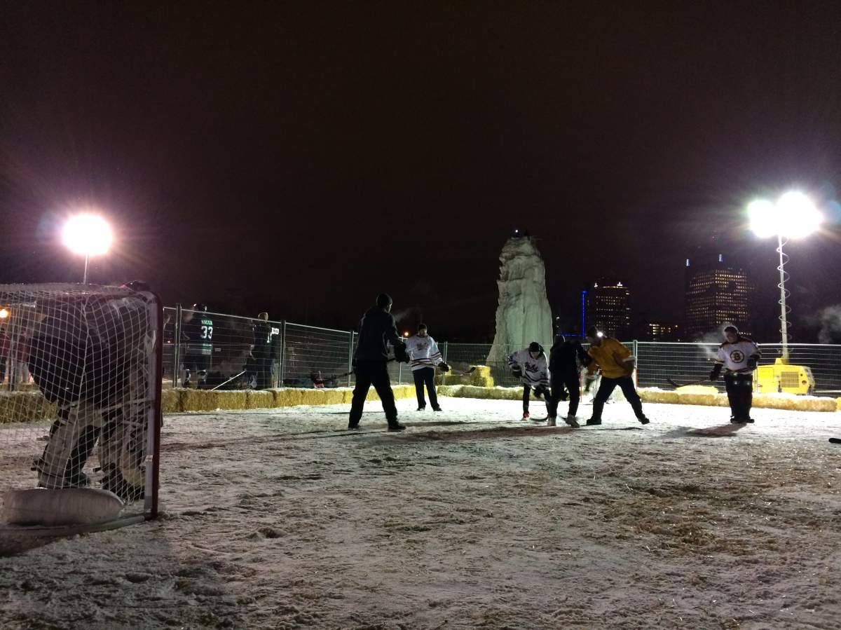 Le Classique for underway at Winnipeg's Whittier Park Friday. 