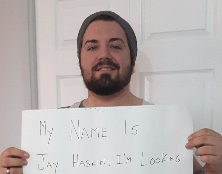 Jay Haskin has taken to Facebook in hopes of finding his older brother who was put up for adoption 11 years before he was born, .