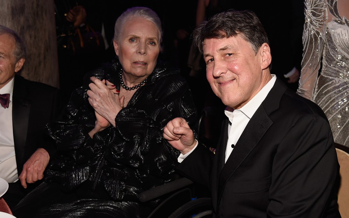 Musician Joni Mitchell and director Cameron Crowe attend Pre-GRAMMY Gala and Salute to Industry Icons Honoring Debra Lee at The Beverly Hilton on February 11, 2017 in Los Angeles, California.