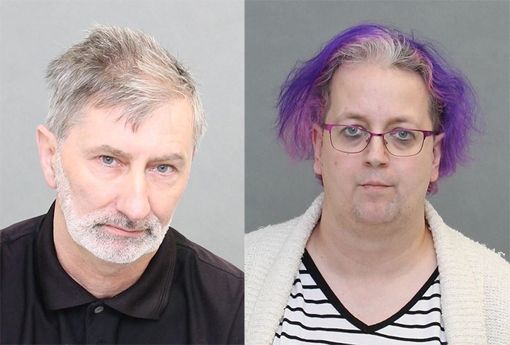 Martin Galloway (L) and Jacquelyn Laronde (R) have been charged by Toronto police in connection with a child abuse investigation.