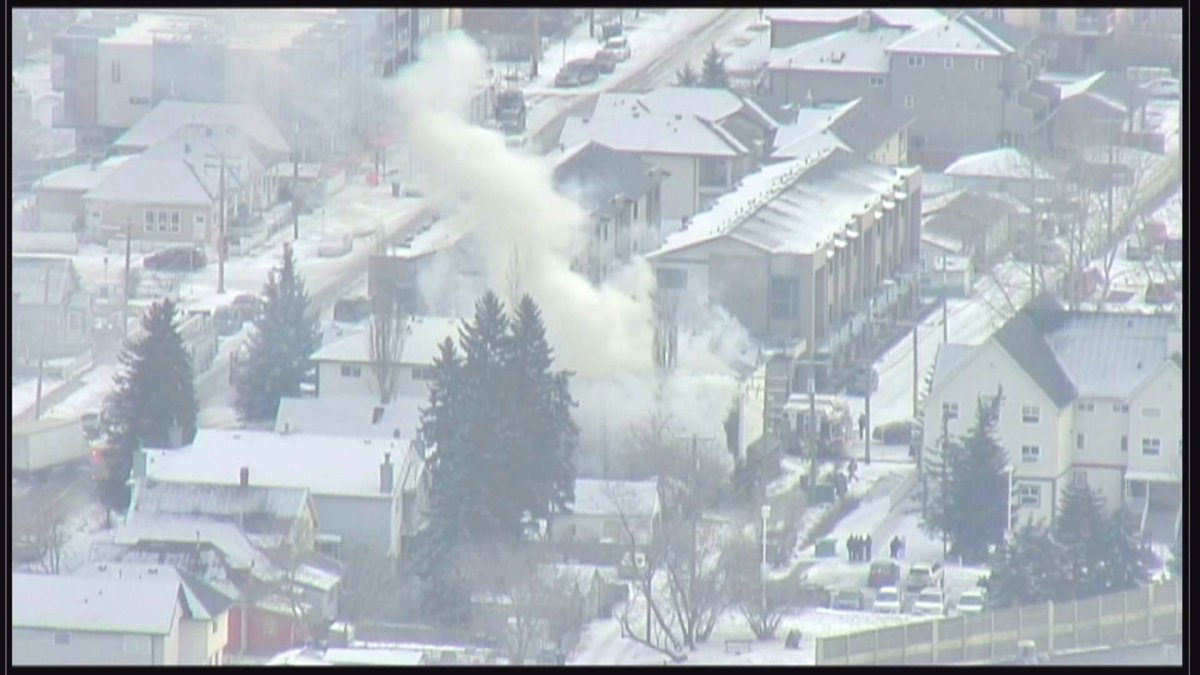 The Calgary Fire Department responded to a garage fire at a home in the 0-100 block of McDougall Court N.E. at around 10:20 a.m. on Thursday, Feb. 23, 2017.  