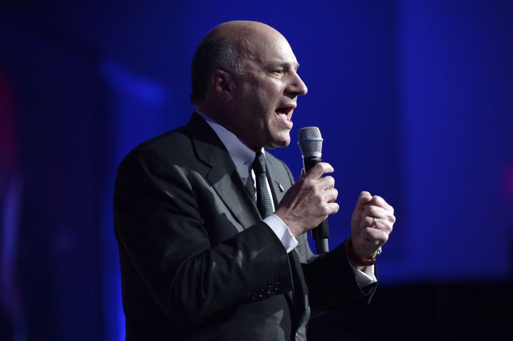 Kevin O'Leary speaks during a Conservative Party leadership debate at the Manning Centre conference, on Friday, Feb. 24, 2017 in Ottawa. 