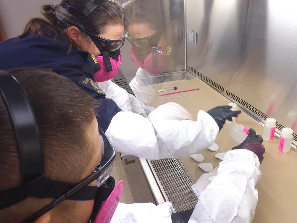 Special protective equipment is required for people who handle fentanyl.