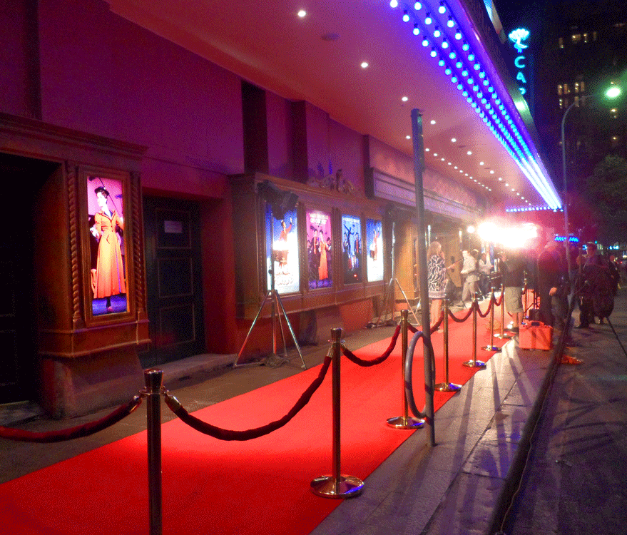 Red carpet.