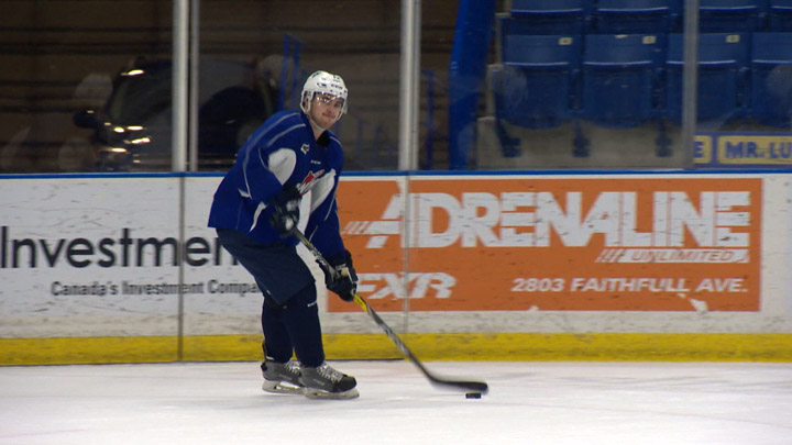 Markson Bechtold will be back on the ice for the Saskatoon Blades when they take on the Everett Silvertips after missing 18 games with a back injury.