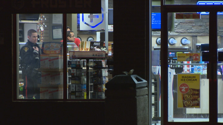 Two men have been charged by Saskatoon police in the armed robbery of the Mac’s store in Confederation Park.