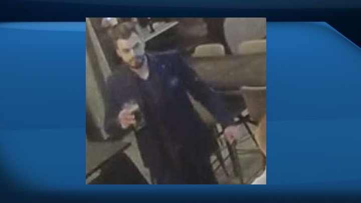 Edmonton police released surveillance pictures Friday, Feb. 17, 2017 of a suspect wanted in connection with an assault in South Edmonton Common on Boxing Day 2016.