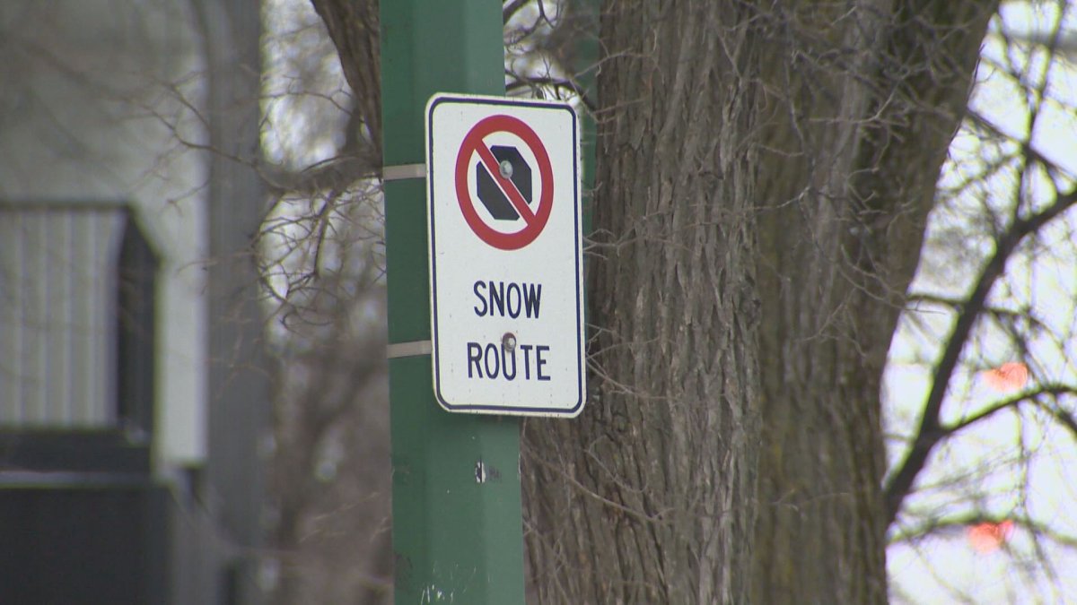 The city's annual snow route parking ban goes into effect Dec. 1.