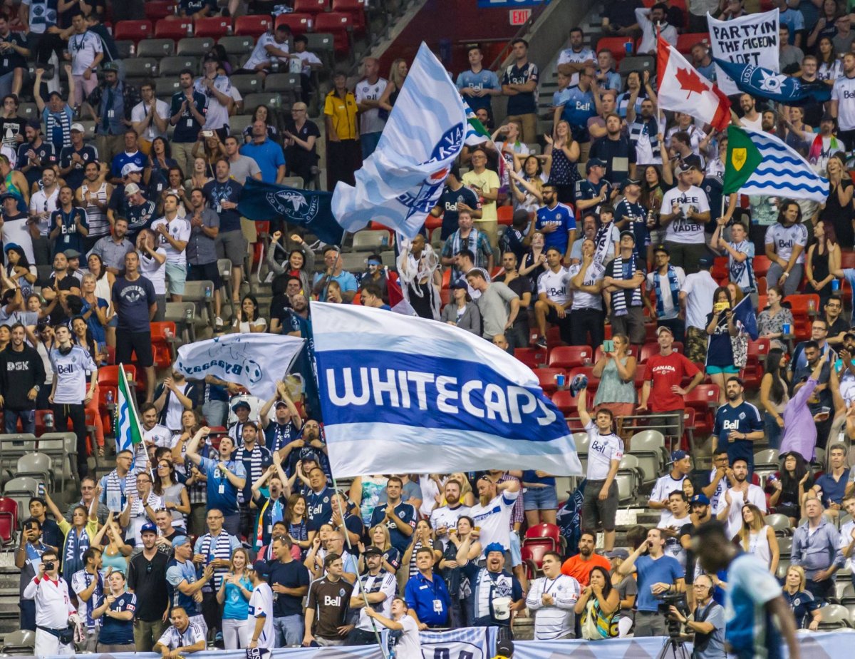 Vancouver Southsiders are avid supporters of the Vancouver Whitecaps.