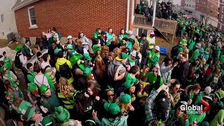 St. Patrick's Day celebrations are seen in this file photo.