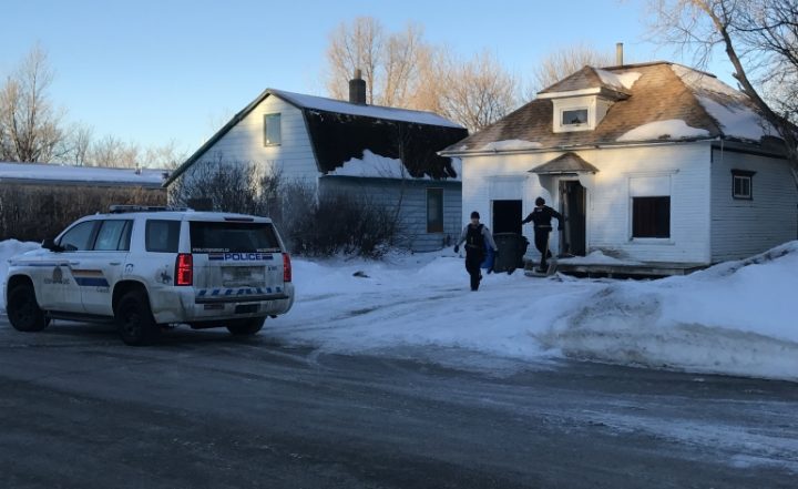 RCMP have taken three people into custody after fentanyl was discovered during two search warrants were executed in and around Stoughton, Sask. Wednesday morning.