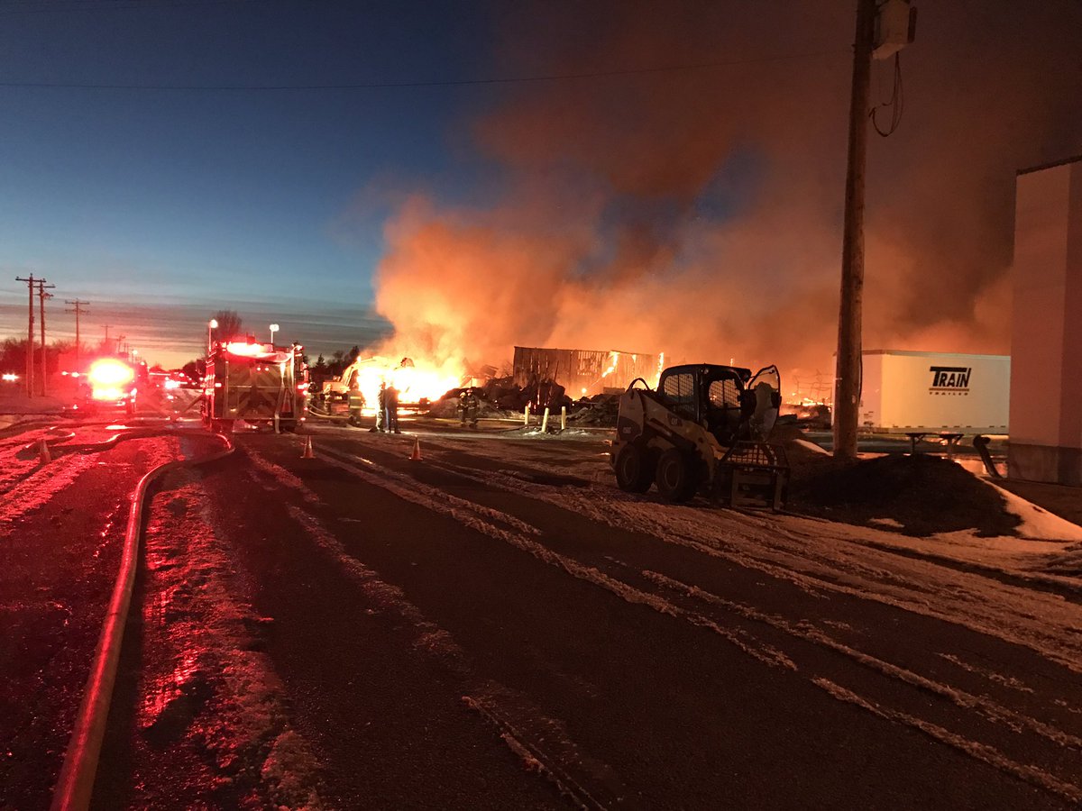 Fire destroyed Flexible Solutions building in Taber.