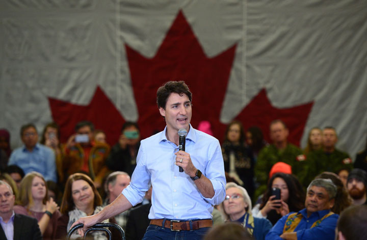 Justin Trudeau in Yellowknife
