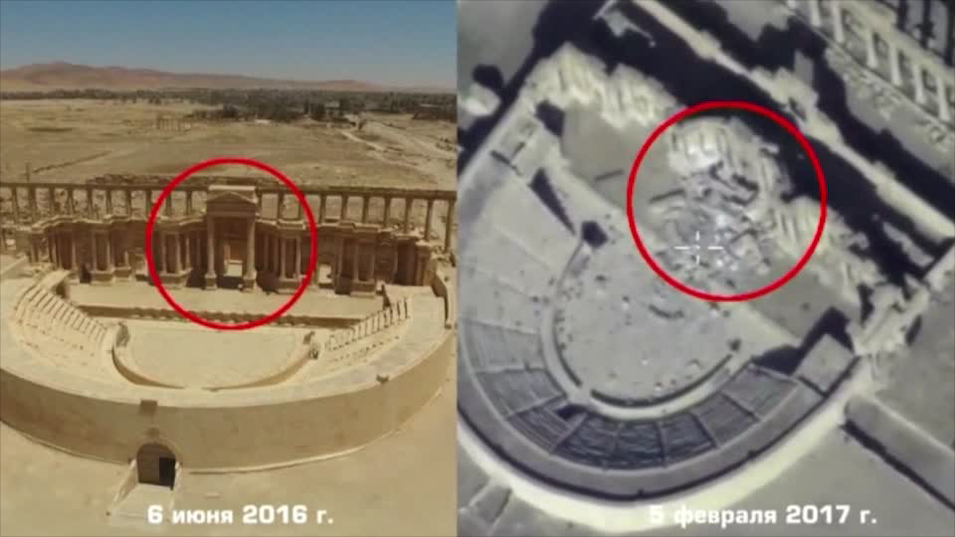 Russian drone footage shows destruction of UNESCO sites in Syria - National | Globalnews.ca