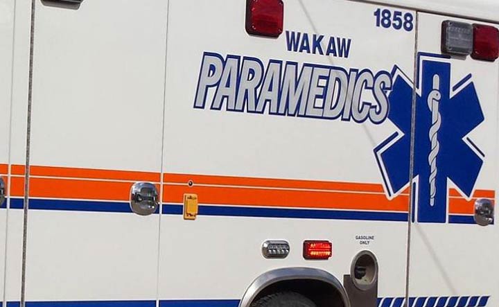 Wakaw, Sask., paramedics helped a woman give birth to a baby boy in an ambulance on Highway 312 earlier this week.