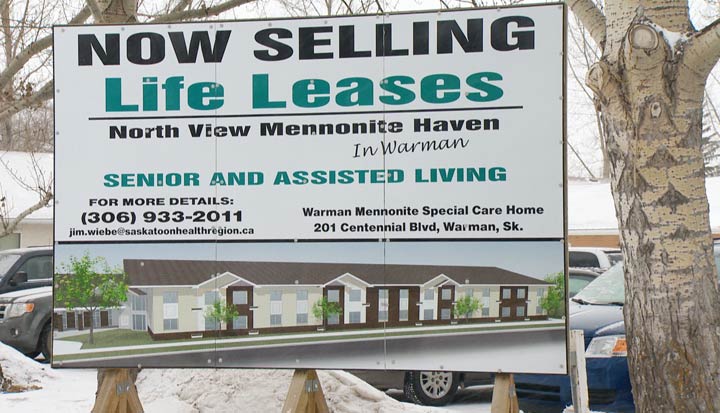 Government officials were in Warman, Sask., to celebrate the official opening a new affordable housing project for seniors.