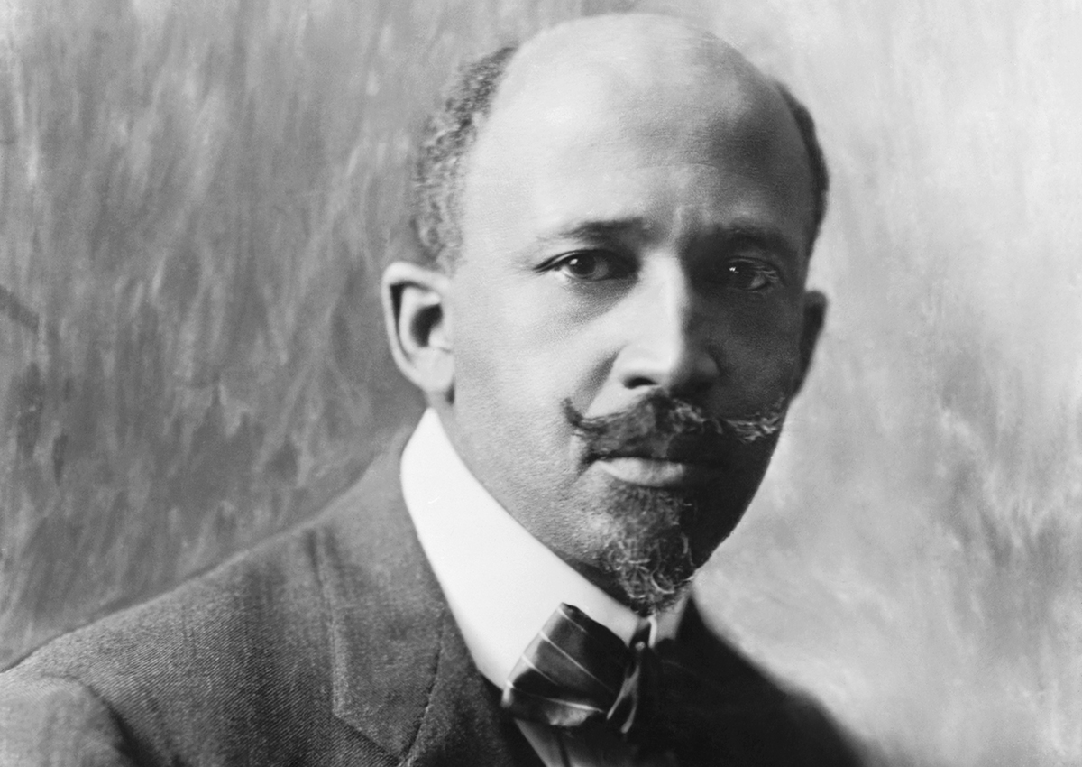 Portrait of W.E.B.  DuBois, historian, sociologist, and civil rights activist, 1918. 