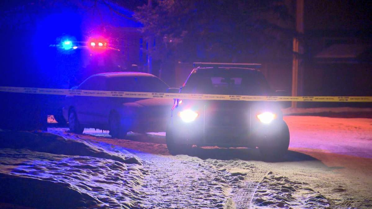 Calgary police investigate a stabbing in the 700 block of Whitehill Way N.E. on Sunday, Feb. 26, 2017. 