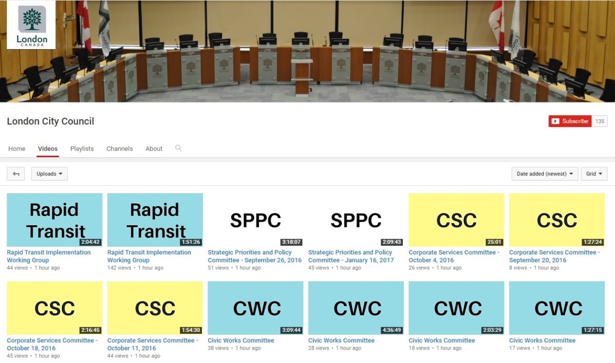 Council videos taken down earlier this week were back online Friday afternoon.