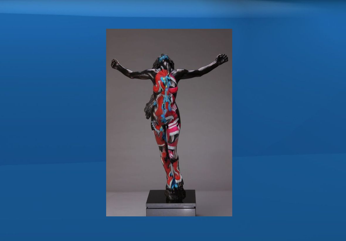 The piece is part of a series that was scheduled for an exhibition tour in 2017.