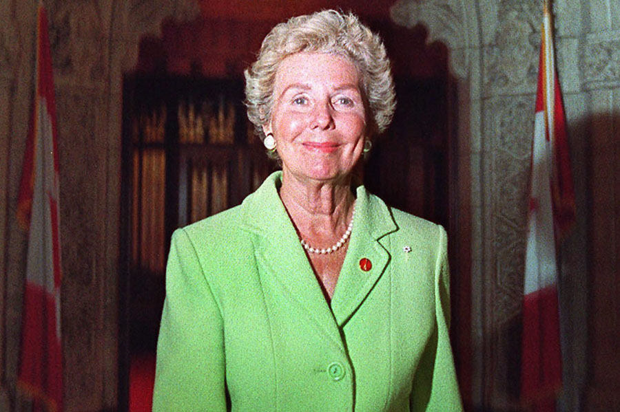 Newly-appointed Senator Betty Kennedy, well- known for her achievements as a broadcaster, journalist and author, is seen in June, 2000.