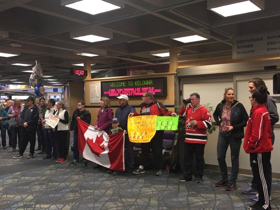 Hero’s welcome for Okanagan Special Olympic athletes returning home - image