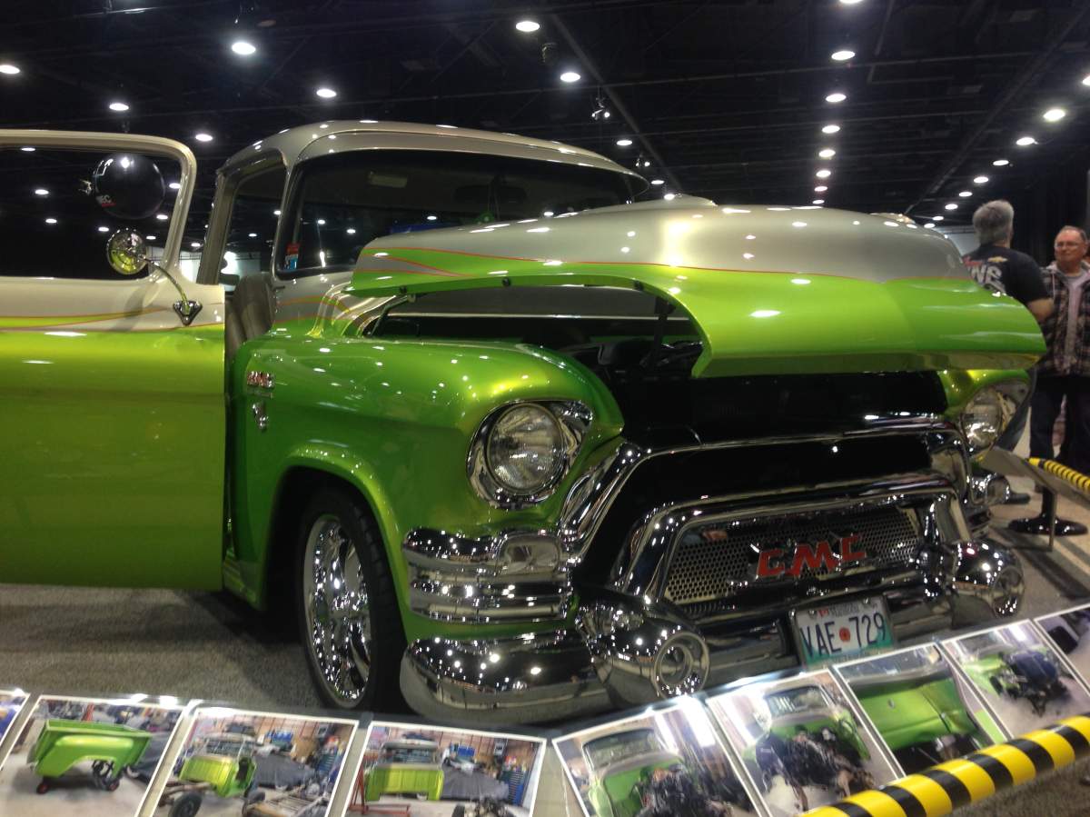 Anyone attending the 2017 World of Wheels auto show can take a look at the 1955 GMC, and ask questions to Lacasse directly.