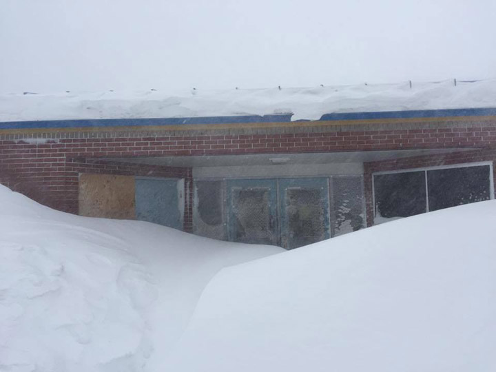 March 8: This Your Saskatchewan photo of a closed Reindeer Lake School in Southend due to snow up to the roof was taken by Mary Thomas.
