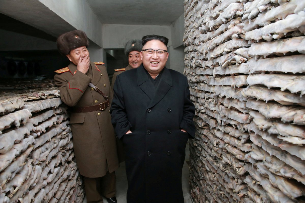 North Korean leader Kim Jong-un is pictured at the Headquarters of Large Combined Unit 966 of the Korean People's Army (KPA) in this undated photo released by North Korea's Korean Central News Agency (KCNA) in Pyongyang on March 1, 2017. 