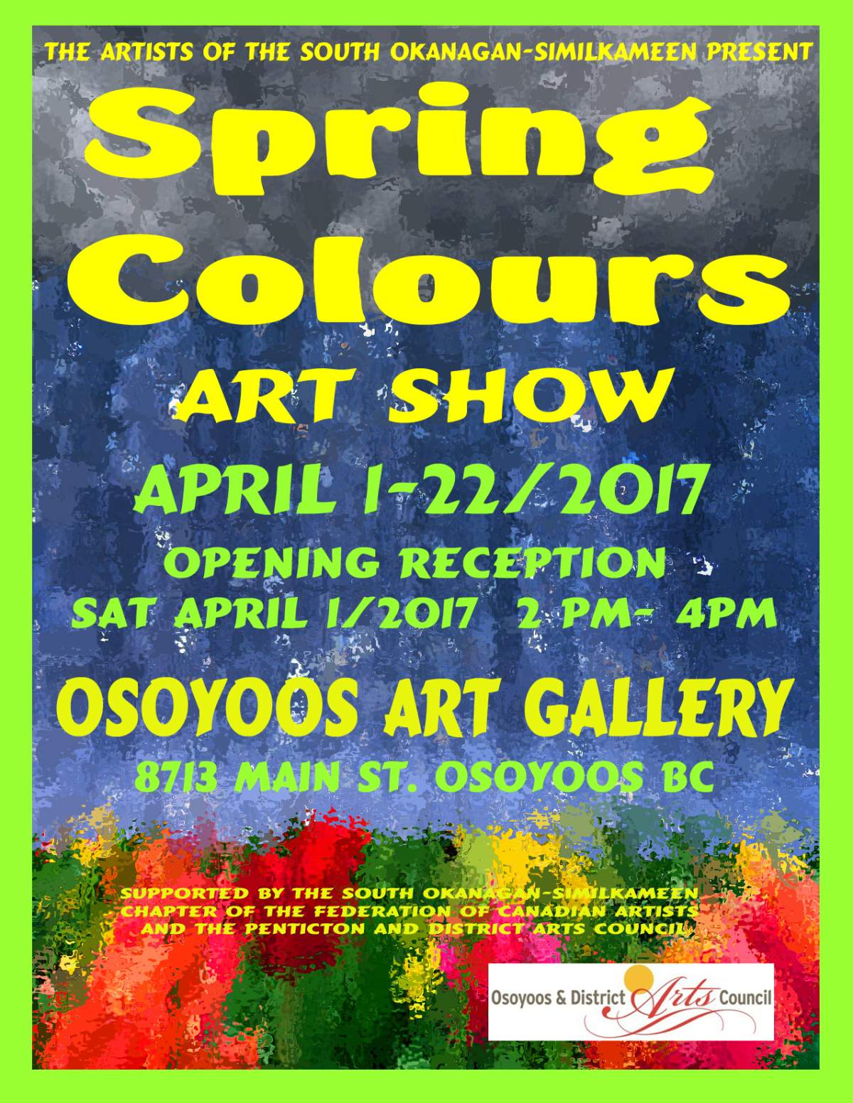 Spring Colours Art Show - image