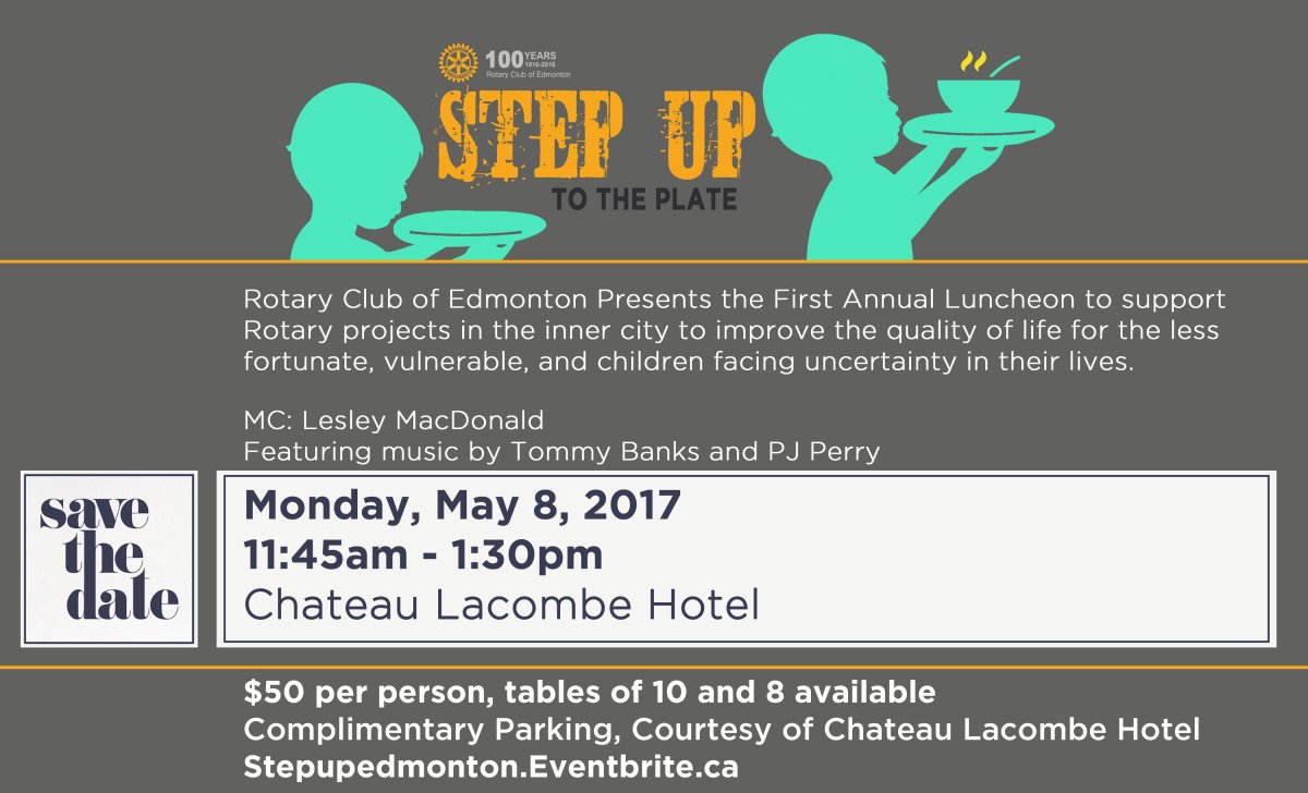 Step Up To The Plate: Rotary Club Of Edmonton - image