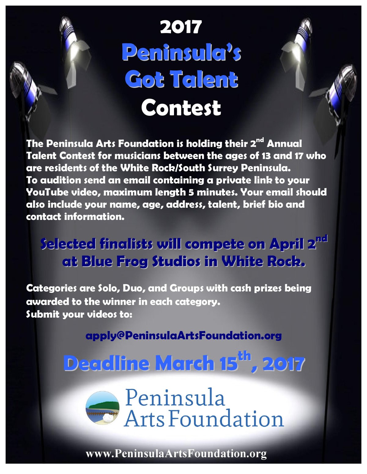Peninsula Arts Foundation Music Talent Competition - image