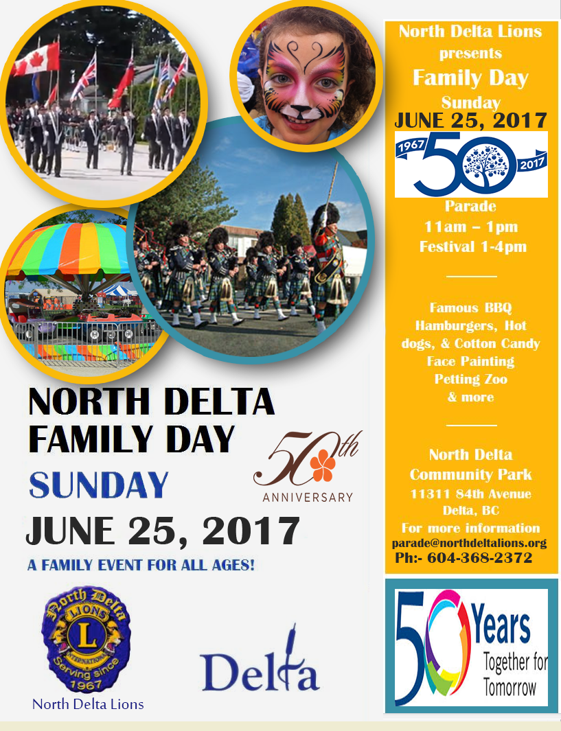 NORTH DELTA FAMILY DAY PARADE & EVENTS - image
