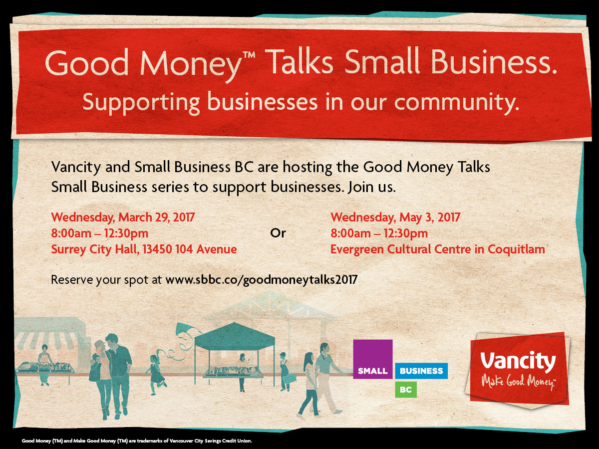 Small Business BC + Vancity – Good Money™ Talks Small Business Series - image